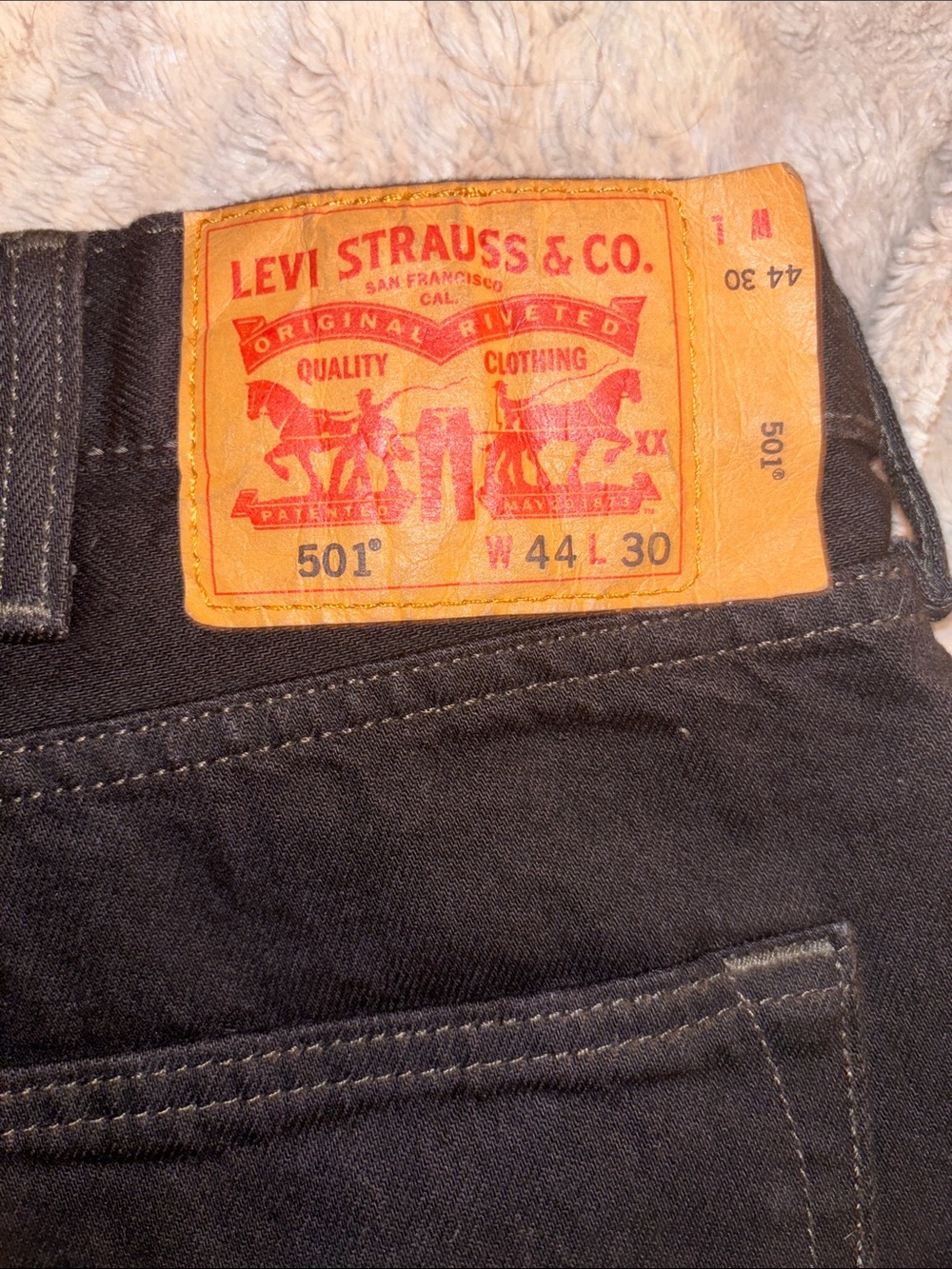 Levi's 501® Straight Men's Jeans — Black